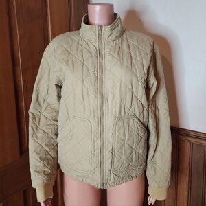 Filson Quilted Weekender Cotton Khaki Jacket Women's Size Large